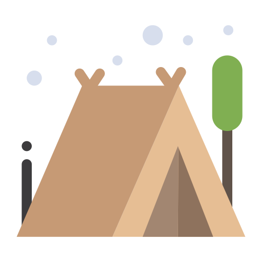tent Flatart Icons Flat icoon