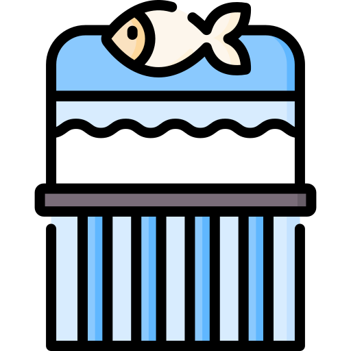 mercato del pesce Special Lineal color icona