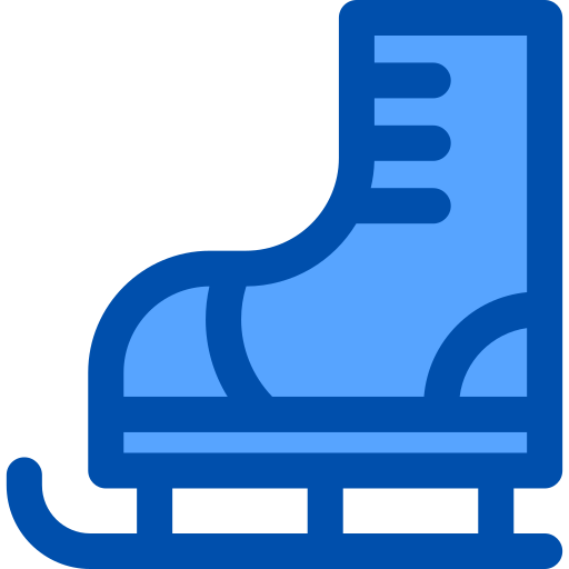 Ice skating Generic Blue icon