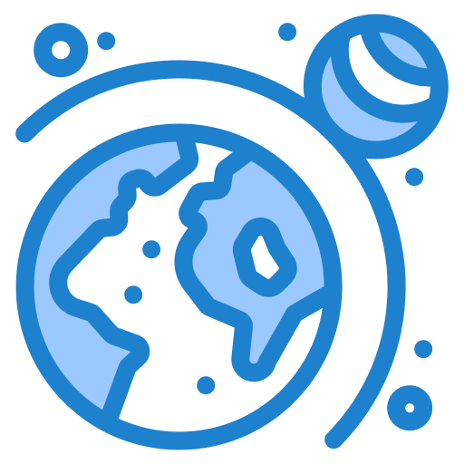 천문학 Generic Blue icon