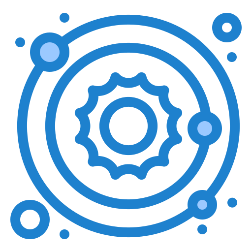 太陽系 Generic Blue icon