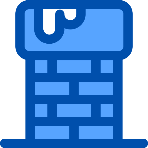 Chimney Generic Blue icon