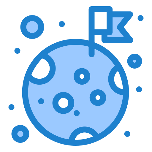 月 Generic Blue icon