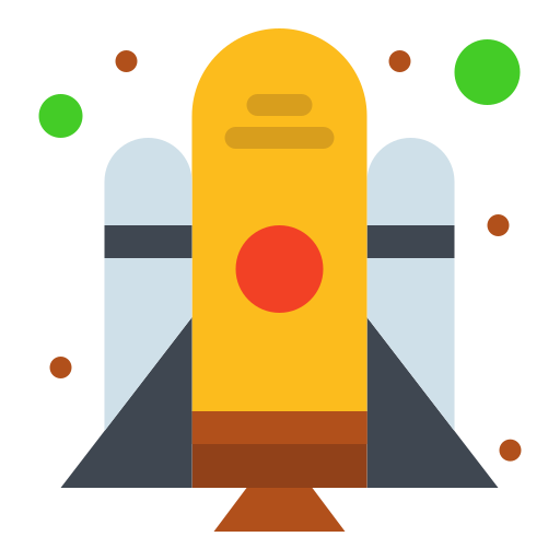raket Flatart Icons Flat icoon