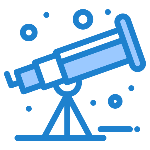 telescopio Generic Blue icono