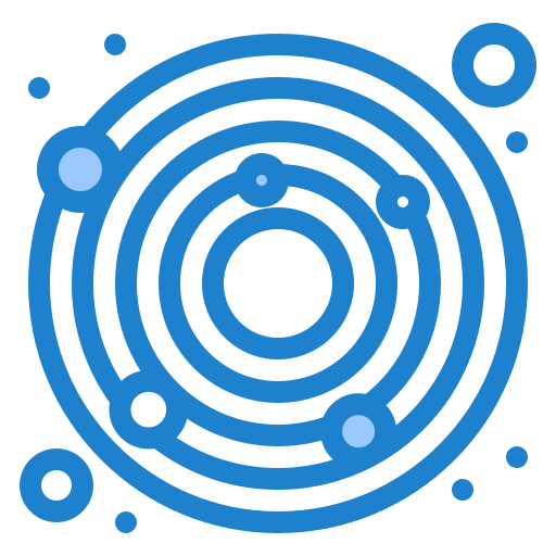 astronomia Generic Blue ikona