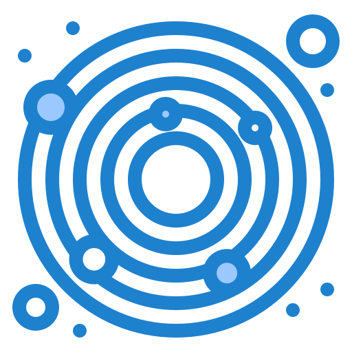 astronomía Generic Blue icono