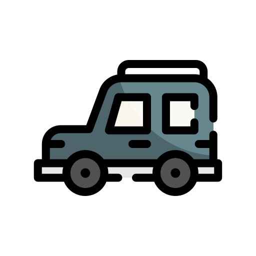 Minivan Generic Outline Color icon