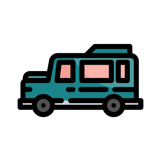 furgone Generic Outline Color icona