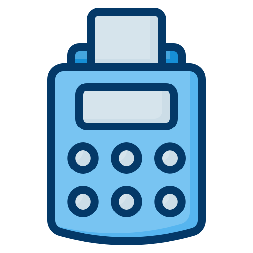machine de facturation Generic Blue Icône
