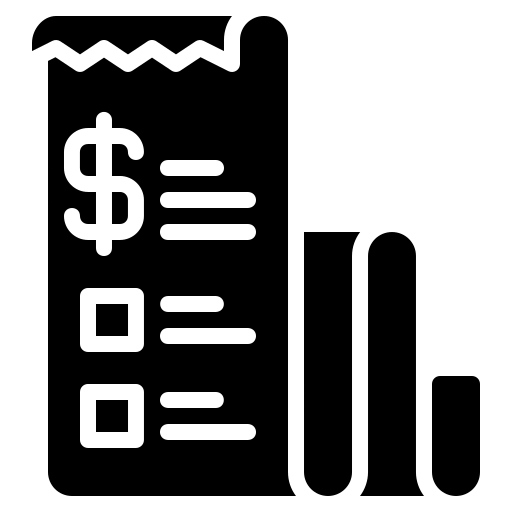 factuur Generic Glyph icoon