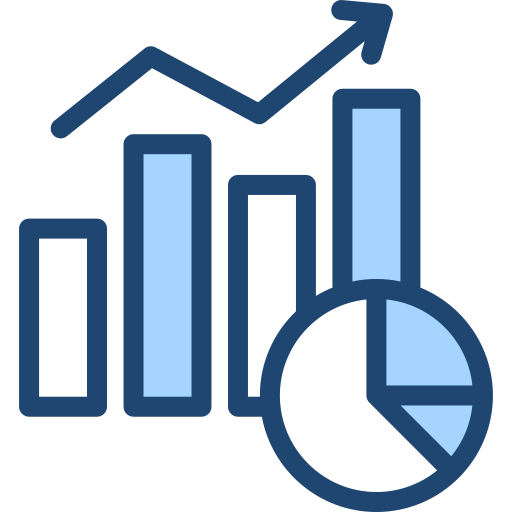 Statistics Generic Blue icon