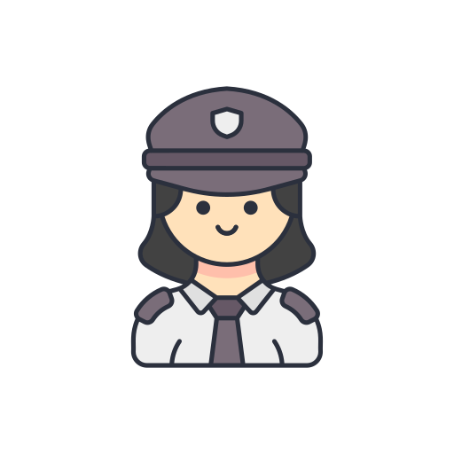 경찰 Generic Outline Color icon