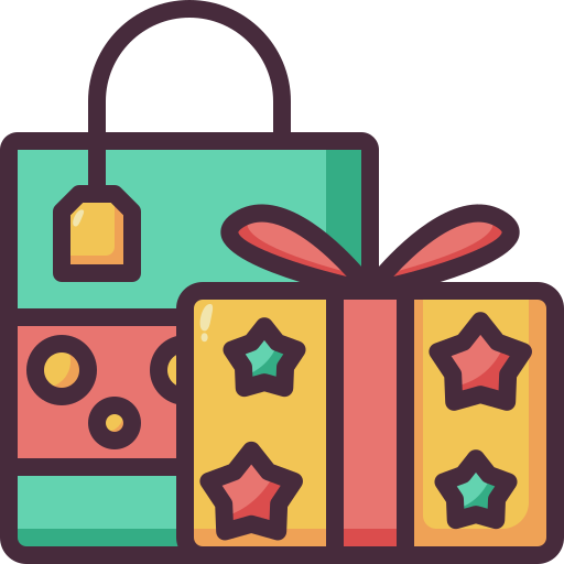 Gift bag Generic Outline Color icon