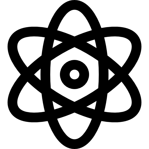 atom Basic Rounded Lineal ikona