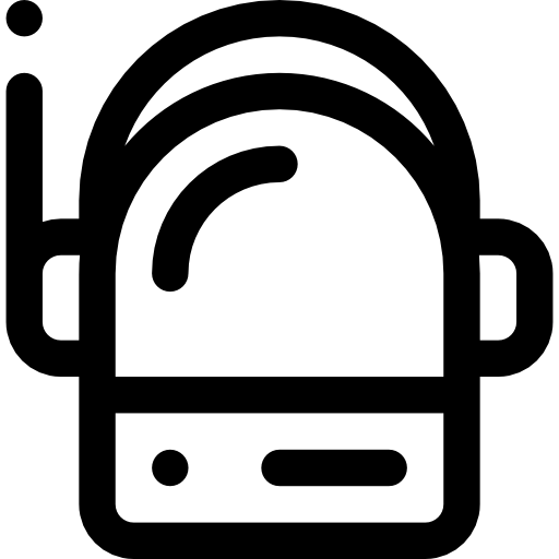 우주 비행사 Basic Rounded Lineal icon