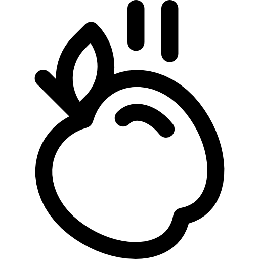 mela Basic Rounded Lineal icona