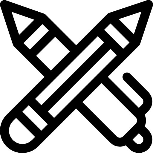 matita Basic Rounded Lineal icona