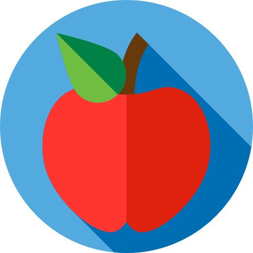 りんご Flat Circular Flat icon