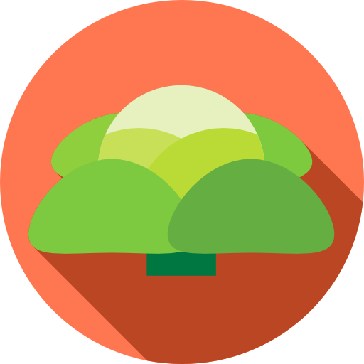 サラダ Flat Circular Flat icon