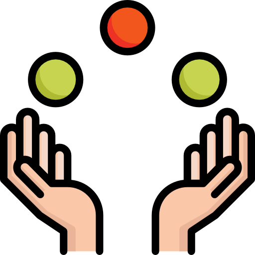 malabares con pelota Special Lineal color icono