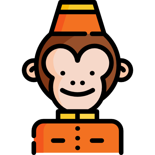 원숭이 Special Lineal color icon