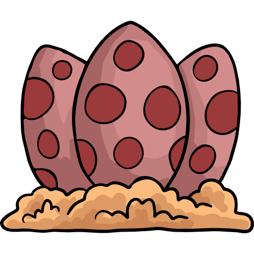 달걀 Hand Drawn Color icon