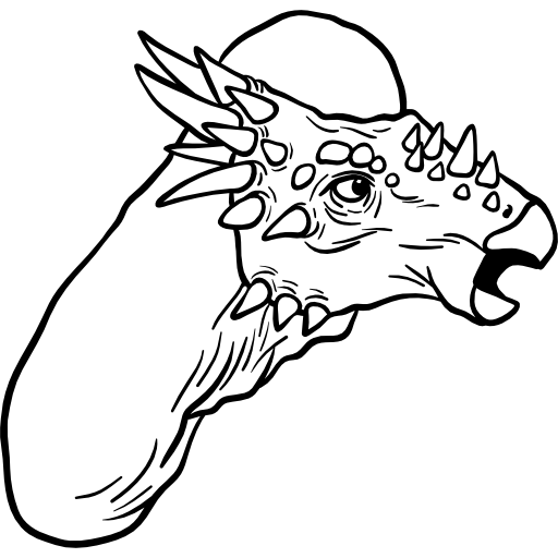 stygimoloch Hand Drawn Black ikona