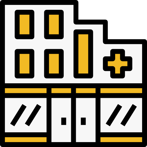 Hospital Linector Lineal Color icon