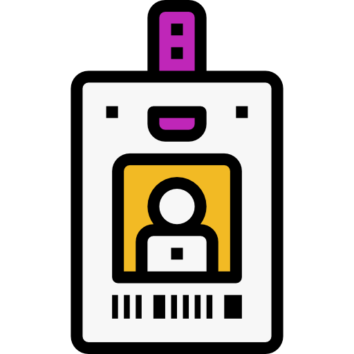 Id card Linector Lineal Color icon