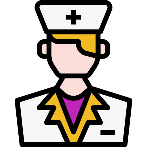 Nurse Linector Lineal Color icon
