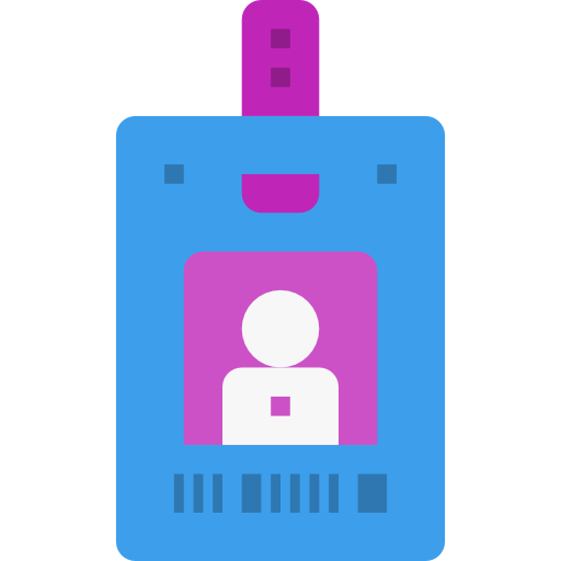 Id card Linector Flat icon