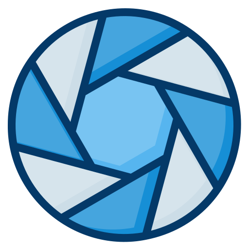 Shutter Generic Blue icon