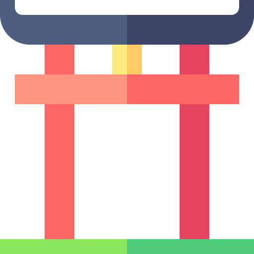 神道 Basic Straight Flat icon