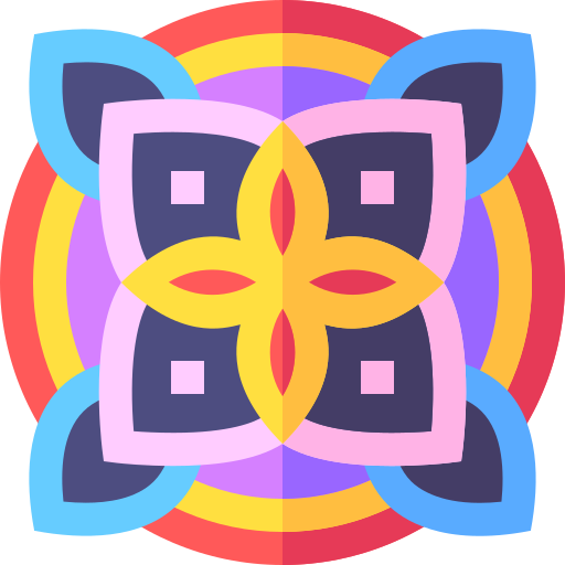 Mandala Basic Straight Flat icon