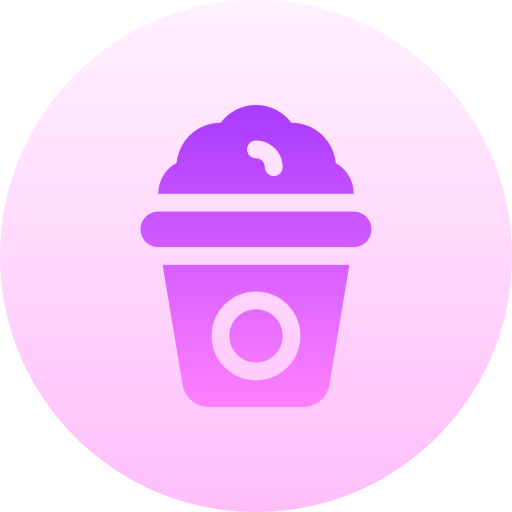 popcorn Basic Gradient Circular icon