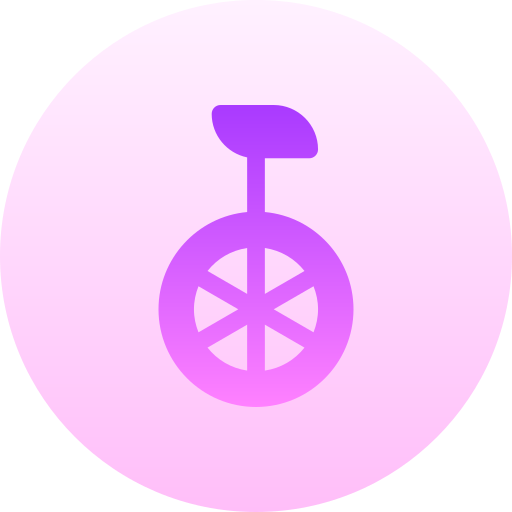 monocykl Basic Gradient Circular ikona