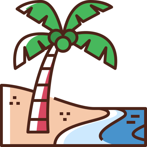 ilhas de palmeiras Generic Color Omission Ícone
