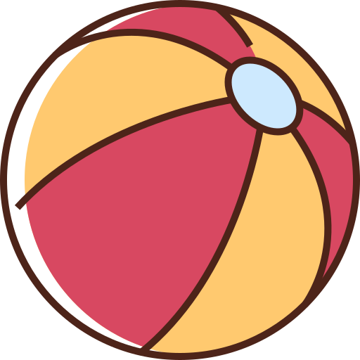 piłka plażowa Generic Color Omission ikona
