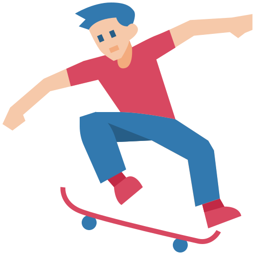 patineta Generic Flat icono