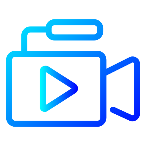 Video recording Generic Gradient icon