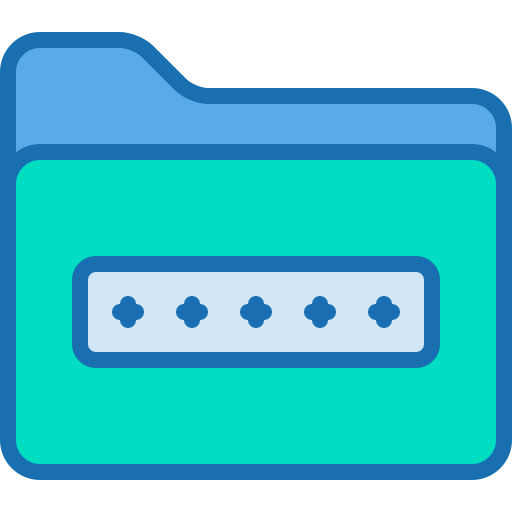 Password Berkahicon Lineal Color icon