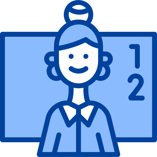 선생님 Generic Blue icon