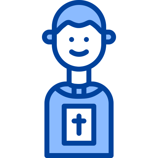 성직자 Generic Blue icon