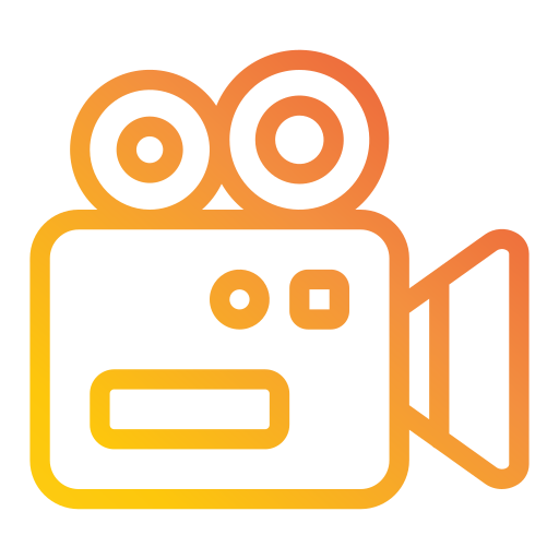 caméra vidéo Generic Gradient Icône