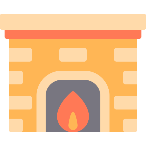 Fireplace Berkahicon Flat icon