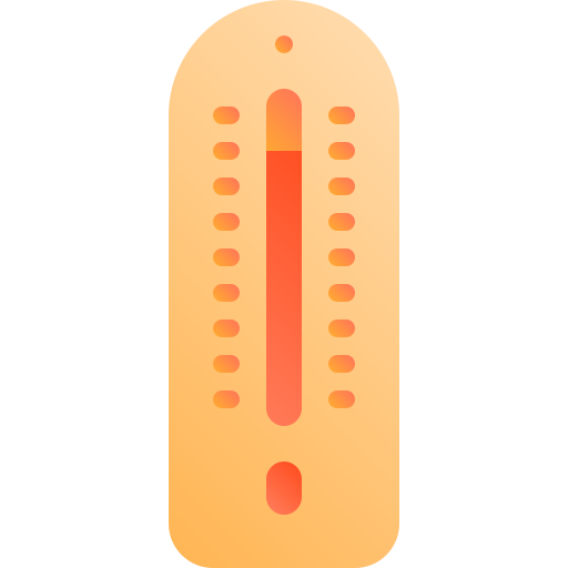 높은 온도 Generic Flat Gradient icon