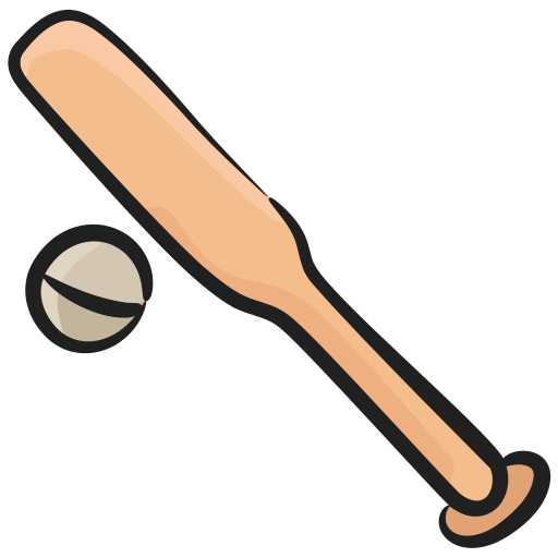 Baseball Generic Hand Drawn Color icon
