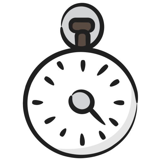 Stopwatch Generic Hand Drawn Color icon