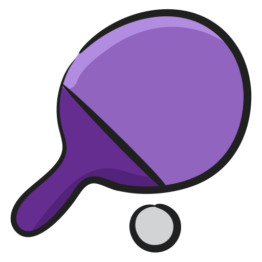 tenis de mesa Generic Hand Drawn Color icono